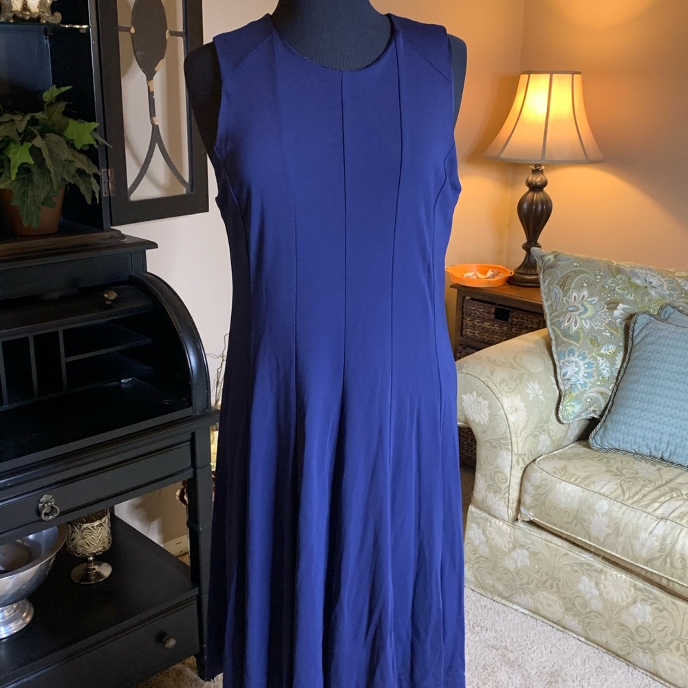 Lauren Ralph Lauren sleeveless dress. Blue. XL